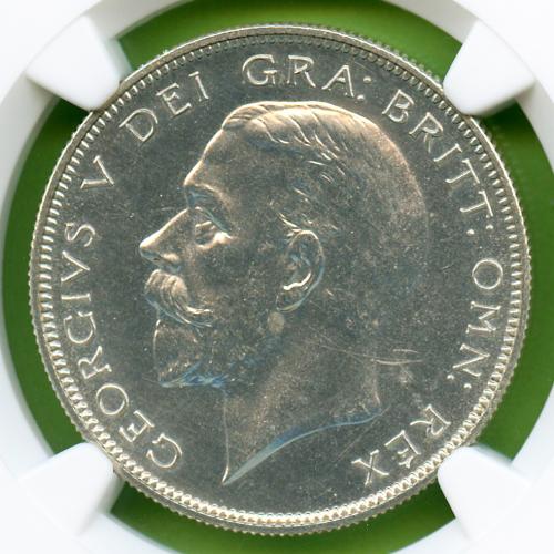 イギリス連合王国 クラウン銀貨 1935年 ジョージ5世 NGC PF643861mm重量