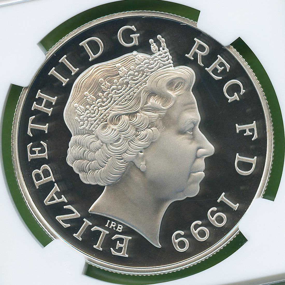 1999年 イギリス ダイアナ妃追悼 5ポンド プルーフ銀貨 ②