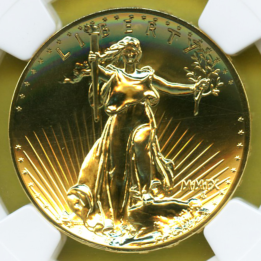 全コイン :: モダン :: アメリカ 20ドル金貨 ウルトラハイレリーフ ダブルイーグル 2009 最高MS70 - アンティークコイン