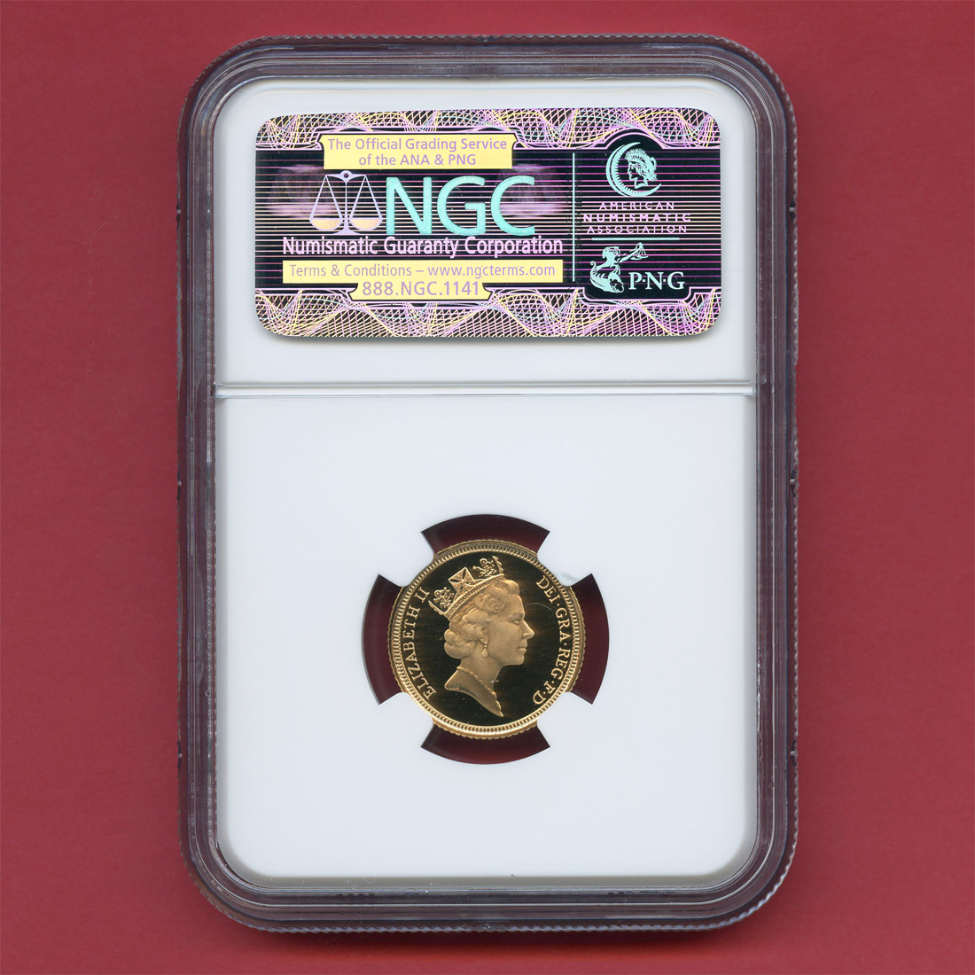 準最高鑑定】イギリス ヤングエリザベス 1/2ソブリン金貨NGC PF69UC 