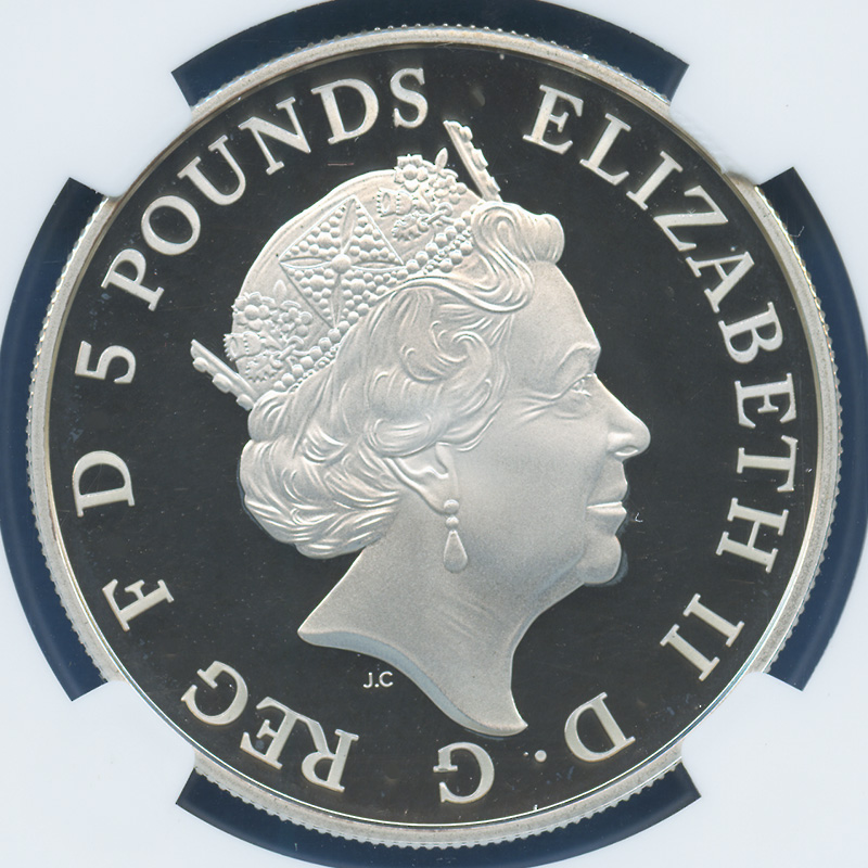 全コイン :: モダン :: イギリス 5ポンド銀貨 シャーロット生誕記念 
