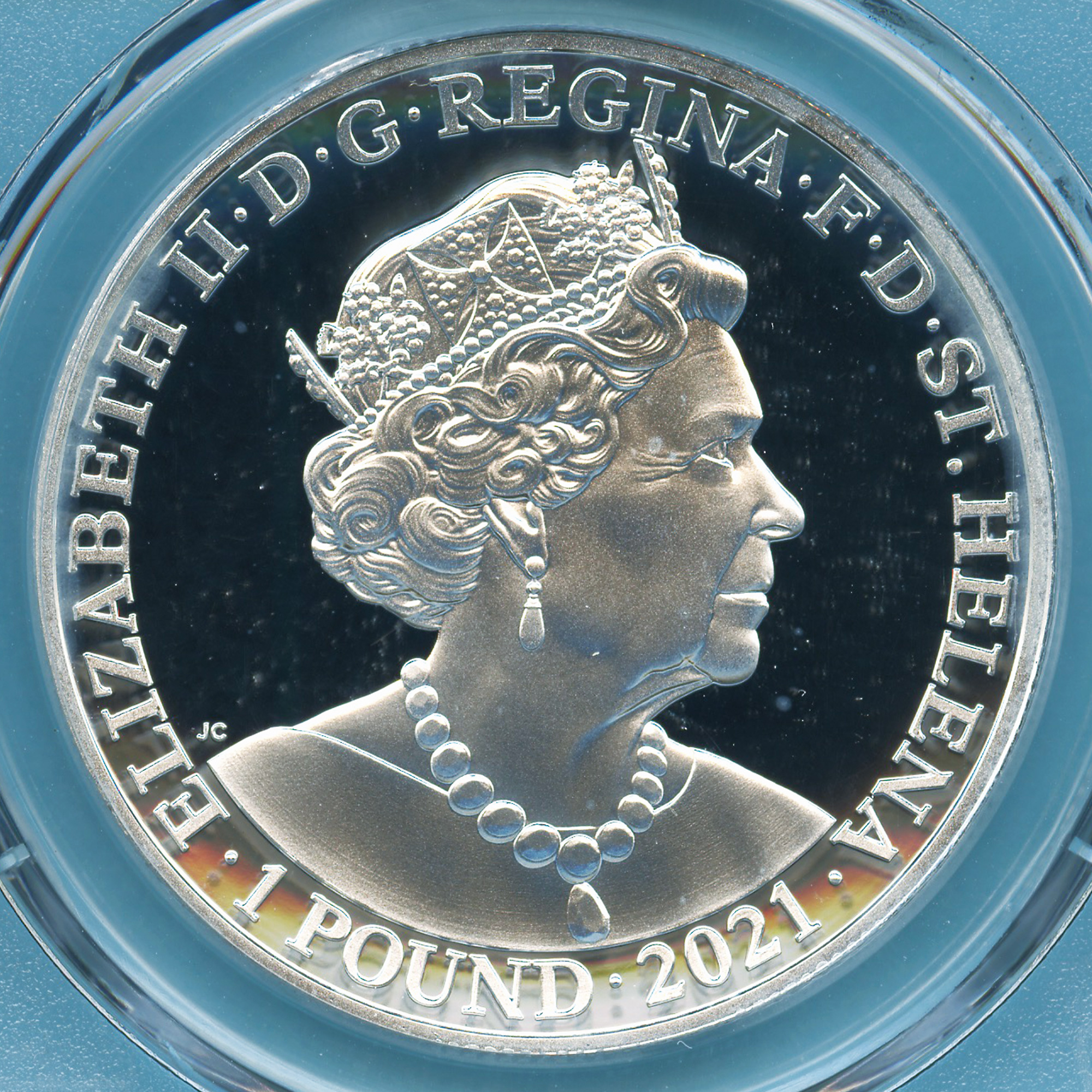 1986 セントヘレナ アセンション島 ナポレオン追悼 25ポンドプルーフ銀貨
